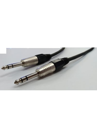Stereo Trs Kablo - 6.3 Mm - Erkek - Erkek - 2 Metre