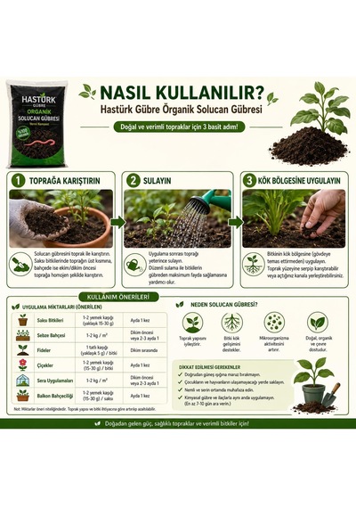 Organik Solucan Gübresi 1 Kg. Diğer