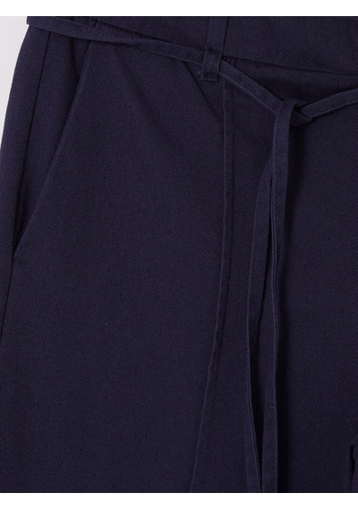 Lcw Modest Lacivert Beli Kuşaklı Kadın Pantolon