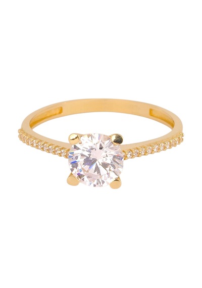 Cigold Tektaş Yüzük 14 Ayar Altın 1.83 Gr Oa-k21501029099