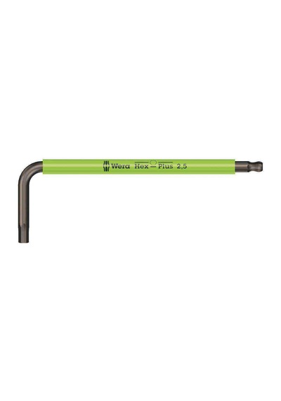Wera 950 Spks Hex-Plus Renkli Kısa Alyan 2 5Mm 05022671001