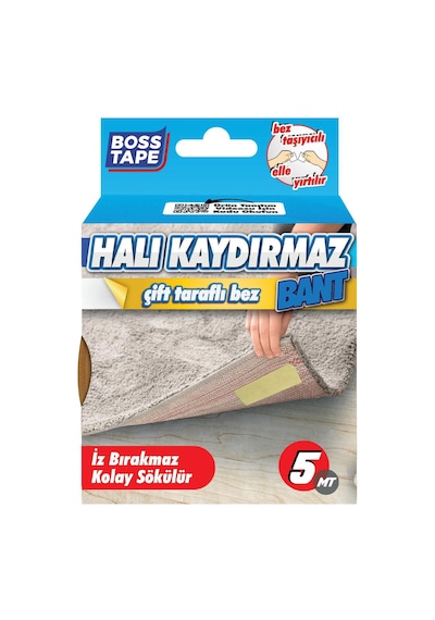 Boss Tape Halı Kaydırmaz Bant En:25mm Boy:5mt
