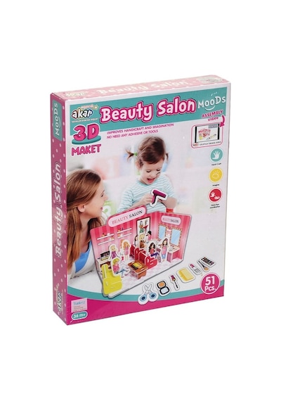 Güzellik Salonu Maket 3 Boyutlu  Puzzle