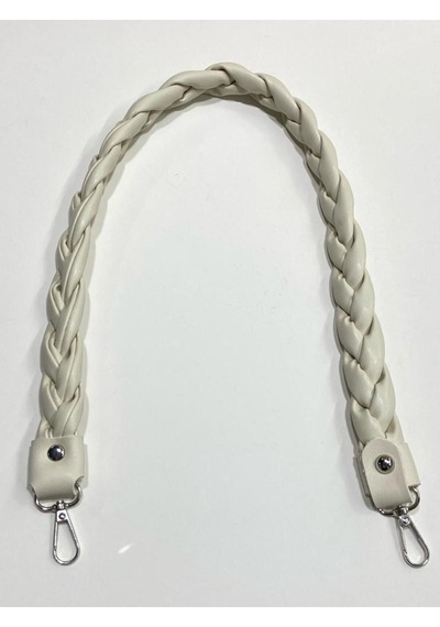 Karantuhafiye Çanta Sapı / Saç Örgü Tekli Çanta Sapı /70 Cm Krem Krem