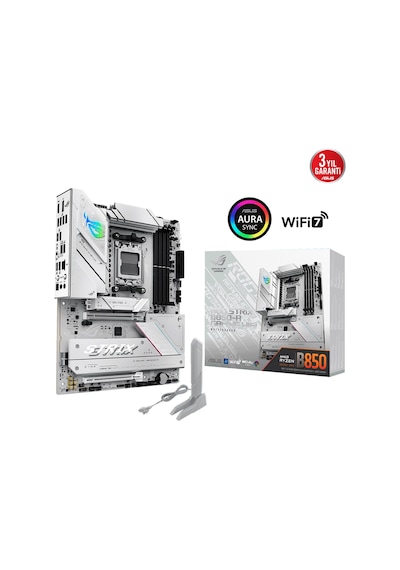 Asus Rog Strıx B850-a Gamıng Wıfı7 Neo, 4xddr5, 4xm.2, Hdmı, Dp, Type-c, Pcıe 5.0, Wi-fi 7, Bluetoo