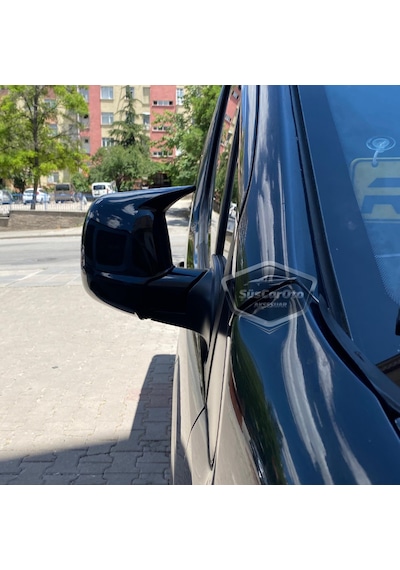 Citroen Jumpy 2019 Sonrası Uyumlu Batman Yarasa Ayna Kapağı Piano Black Abs Plastik Sağ Sol Takım 00 Şüscaroto Aksesuar