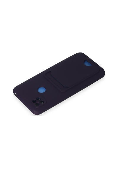 Xiaomi Redmi 9c Uyumlu Kılıf Kelvin Kartvizitli Silikon - Derin Mor