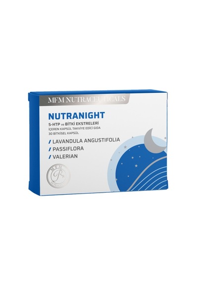 Mfm Nutranight 5-htp Ve Bitki Ekstreleri İçeren 30 Bitkisel Kapsül
