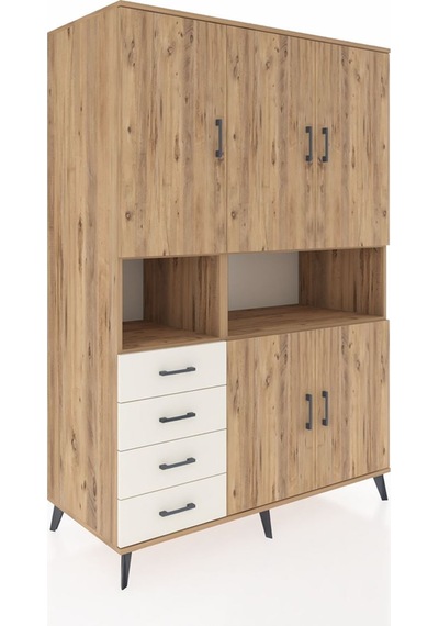 Kronos Dolap 7 Raflı 4 Çekmeceli 5 Kapaklı 132x59x195 Çam-çam... Çam Kronos Dolap 7 Raflı 4 Çekmeceli 5 Kapaklı 132x59x195 Çam-çam... Çam