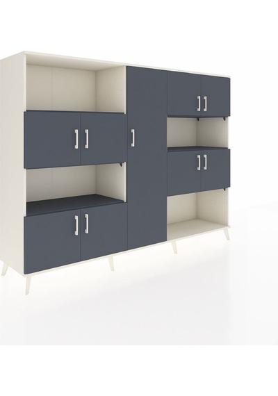 Hyperion Dolap 10 Raflı 9 Kapaklı 220x44x163 Aytaşı-antrasit Aytaşı-antrasit Hyperion Dolap 10 Raflı 9 Kapaklı 220x44x163 Aytaşı-antrasit Aytaşı-antrasit