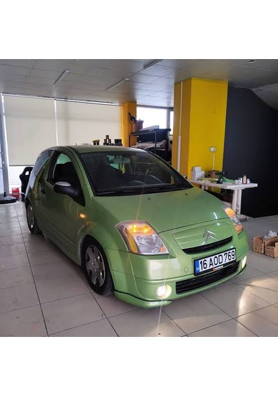 Citroen C2 Sağ Sol Ön Tampon Flap Takımı Desenli Yeni Model