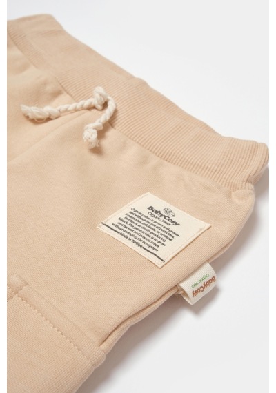 BabyCosy Organik Cepli Pantolon Taş