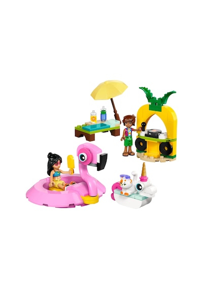 LEGO® Friends Tek Boynuzlu At ve Flamingo Havuz Partisi 42658 - 5 Yaş ve Üzeri Çocuklar için Yaratıcı Oyuncak Yapım Seti (99 Parça)