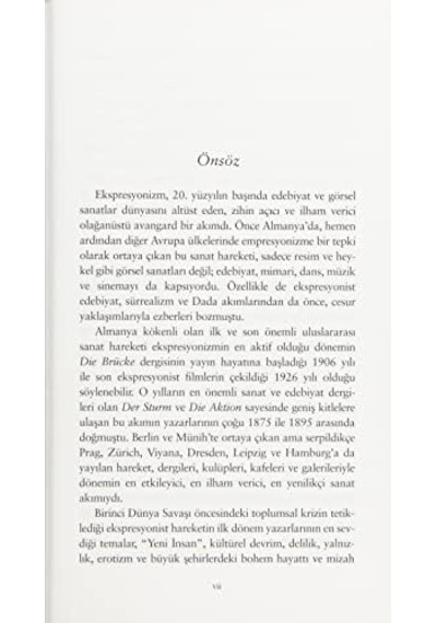 Patlayan Kuyrukluyıldızlar Ekspresyonist Öyküler: Modern Klasikler Serisi