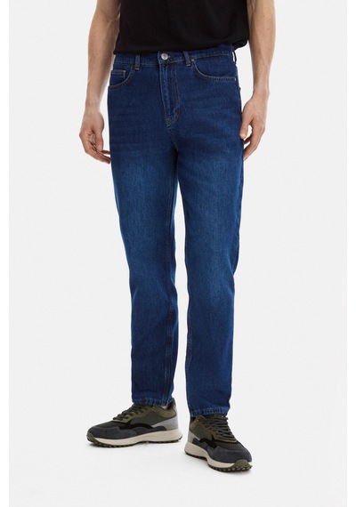 Backandbond Lacivert Tapered Fit Denim Pantolon Çok Renkli