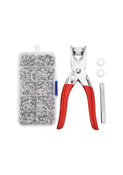 Metal Çıt Çıt Çakma Makinesi El Tipi + Metal Çıt Çıt Seti 100 A