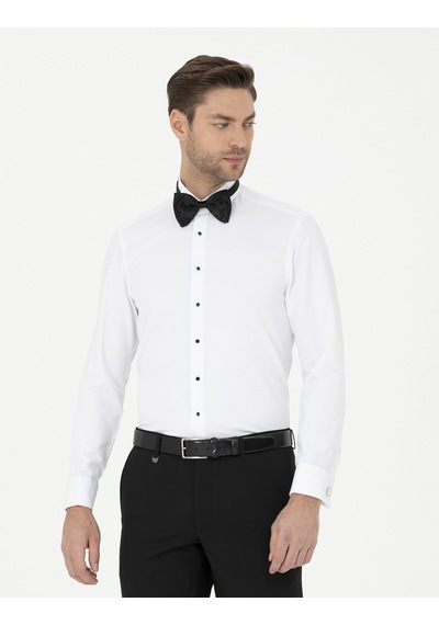 Pierre Cardin Erkek Beyaz Gömlek Smokin 50277812-vr013 Beyaz
