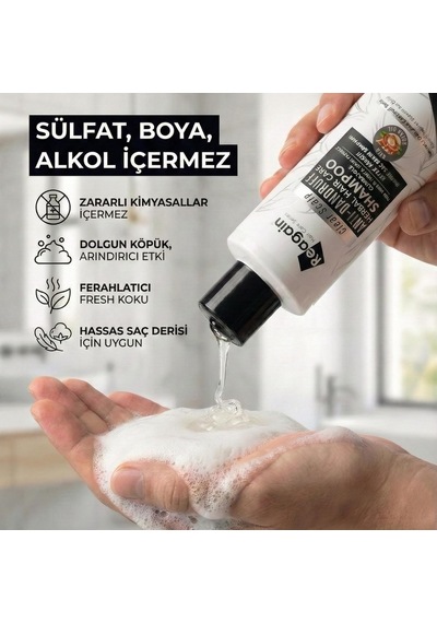 Kepeğe Karşı Etkili Sülfatsız Doğal Saç Bakım Şampuanı - Normal/yağlı Ve Kepekli Saç 250 Ml