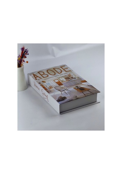 Kitap Görünümlü Dekoratif Kutu, Iskandinav Tarzı Kitap Şeklinde Saklama Kutusu, Ev Dekorasyonu, Modern Ev Dekorasyonu- Abode - Dvdktpkt001