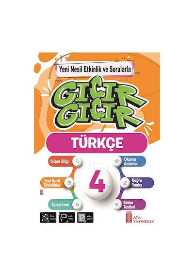 Ata Yayıncılık 4. Sınıf Gıcır Gıcır Türkçe