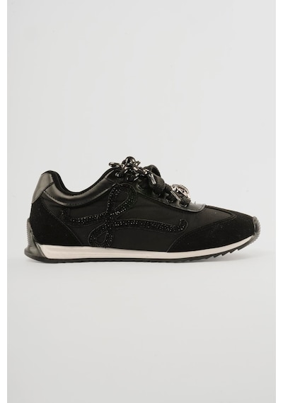 Mubiano Kadın Anorak Sneaker Süet Detaylı Kuş Aksesuarlı Bağcıklı Spor Ayakkabı Aquila Siyah Siyah Mubiano Kadın Anorak Sneaker Süet Detaylı Kuş Aksesuarlı Bağcıklı Spor Ayakkabı Aquila Siyah Siyah