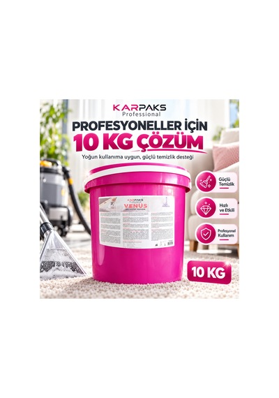 Venüs Halı Koltuk Temizleme 10 Kg Tekli
