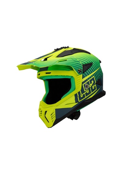 Ls2 Fast 2 Duck Yeşil-neon Sarı Kask Neon Sarı