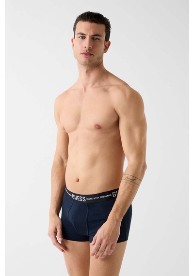 Guess Erkek 3'lü Boxer U6gg46.fmcm Siyah