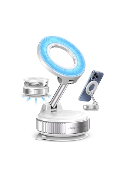 Magnetpro 360 Ayarlanabilir Araç İçi Masa Üstü Vakumlu Mıknatısl
