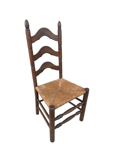 Vintage Masif Ahşap Sandalye 1 Adet Ac07 Çok Renkli