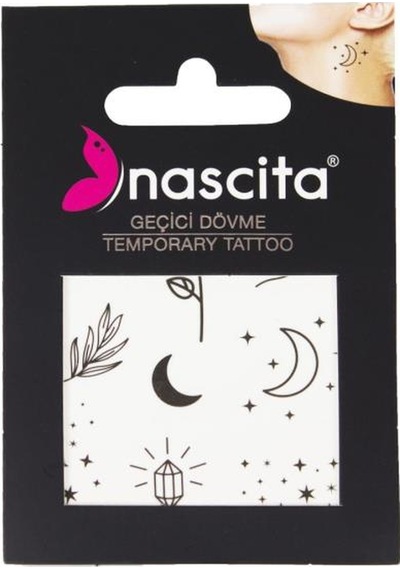 Nascita Rose & Stars Geçici Döğme-19