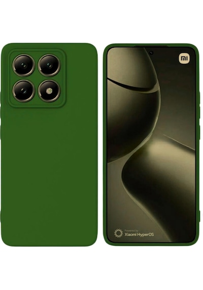 Xiaomi 14T Pro Uyumlu Silikon Kılıf - Pastel Renk Tonu Esnek Tam Koruma Kapak  - Yeşil