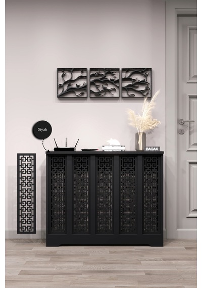 Dekoratif Petek Dolabı Kalorifer Peteği Kapatma Ünitesi Modern Tasarım İç Ölçü 96 Cm Dış Ölçü 100 Cm Petek 96 Siyah D5 Dekoratif Petek Dolabı Kalorifer Peteği Kapatma Ünitesi Modern Tasarım İç Ölçü 96 Cm Dış Ölçü 100 Cm Petek 96 Siyah D5