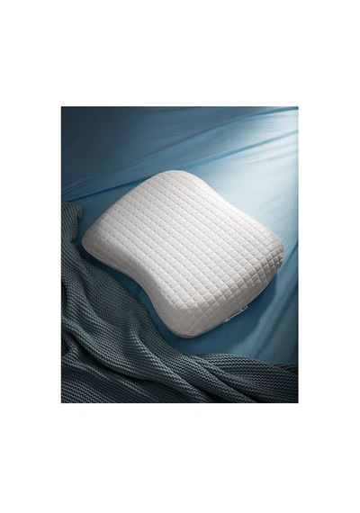 Ikea Klubbsporre Ergonomik Yastık, Beyaz, 44x56 Cm, Soğuk Tutan Ürün / Çok Yönlü