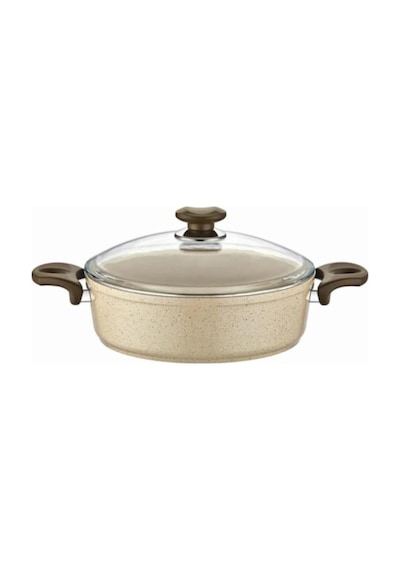 Safran Granit Tencere Basık Pilav Tenceresi 20 Cm Safran