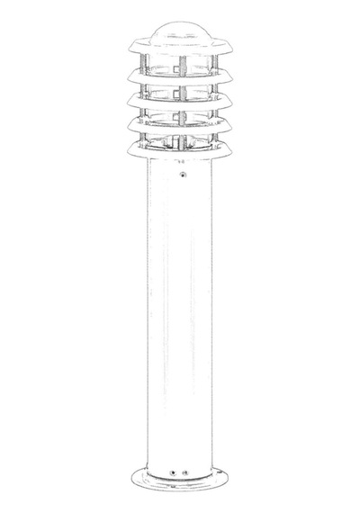 Avonnı Bsu-68158-bby-b Gri Elektrostatik Toz Boyalı Dış Mekan Aydınlatma, E27, Aluminyum, Polikarbon Sku: Smgstk958a4b30dd