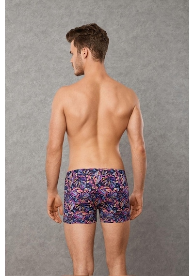 Doreanse 1861 Erkek Modal Sarmaşık Desen Boxer Çok Renkli