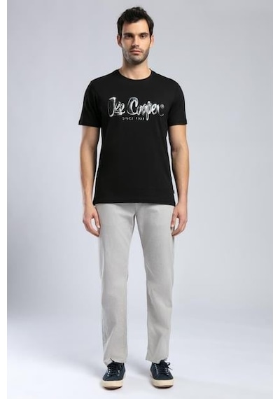Lee Cooper Drawınglogo Erkek O Yaka T-shirt 252 Lcm 242002-29219 Beyaz