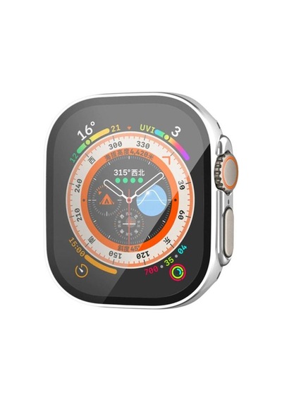 Apple Watch Uyumlu Ultra 49mm Legend Camlı Kasa Ekran Koruyucu