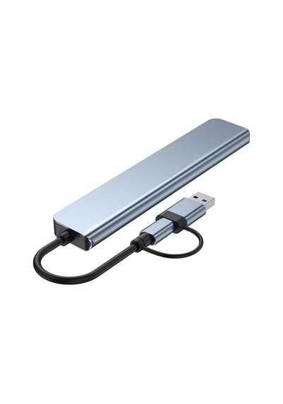 1060 8 İn 2 Usb-c & Usb 3.0 Hub Çoklayıcı Usb, Type-c, Sd/tf Ve Aux Çevirici X Usb 3.0: 5gb