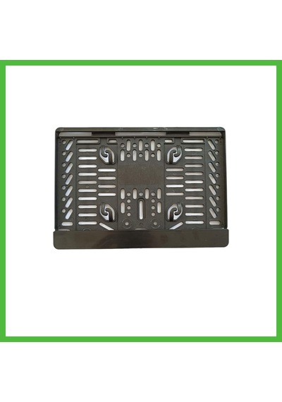Vaveni Çıtalı Kare Plastik Plakalık Motosiklet Plaka Altlığı 25x16cm Arz