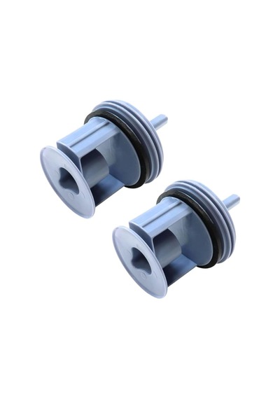 Bosch Wga142x0tr, Wat20480tr, Waw2856xtr, Profilo Cmg120dtr İle Uyumlu Çamaşır Makinesi Pompa Filtre Kapağı 2'li - Diğer
