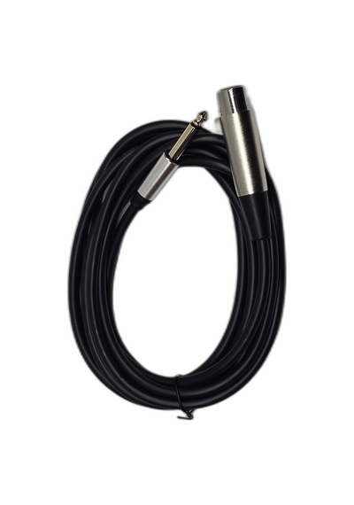 3 Metre 6.35 Mm To Xlr Erkek Ses Kablosu - Çivi Jak To Xlr Konnektör Mikser Ve Amfi Kablosu