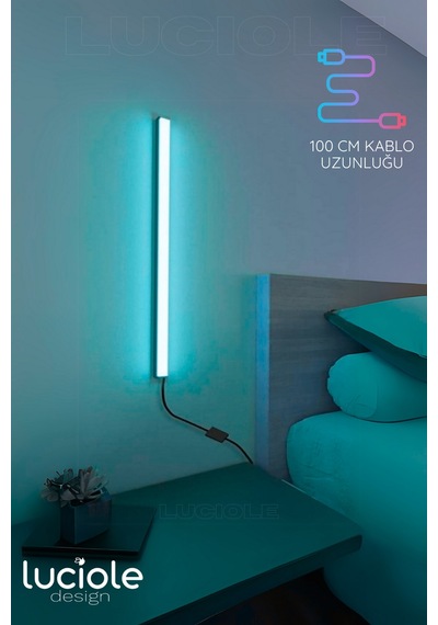 2 Adet Mini Led Işık Uzaktan Kumandalı 4 Farklı Mod - 16 Farklı Renk Miniledb