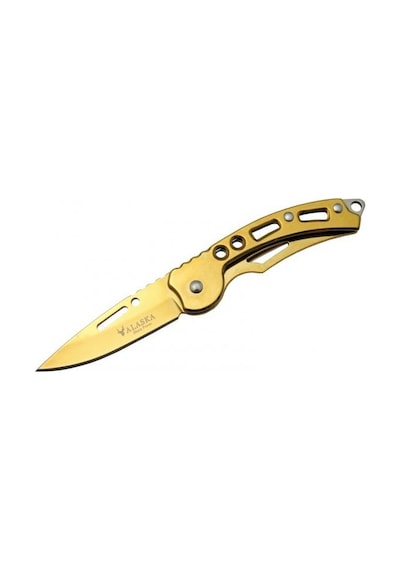 Alaska Sdr-10 G Gold Kamp Çakı 15 Cm Manuel, Kemerlikli Pop Çok Renkli