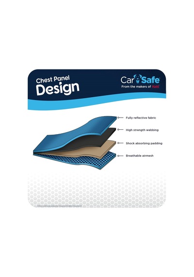 Company Of Animals Carsafe Çarpışma Testli Köpek Harness Göğüs Tasması, Medium Mavi Genel