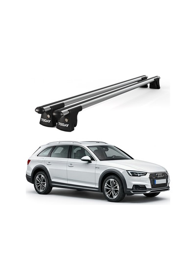 Trio-ı Audi A4 Allroad 2015 Ve Sonrası Uyumlu Kilitli Ara Atkı 120cm Port Bagaj Tavan Barı