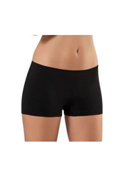 Sistina Siyah - 105 - Dikişsiz Kadın Boxer Korse - 700 - - Edntrend - Beden S Sıyah