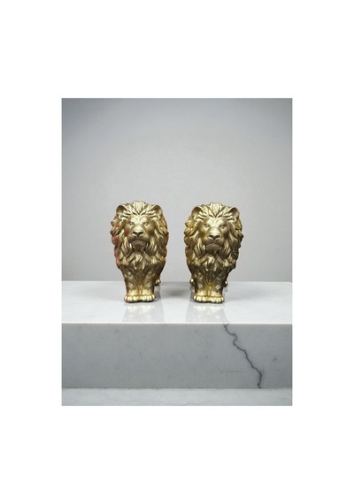Aslan Biblo Gold Galatasaray Altın Renk 2 Li 10x10 Cm