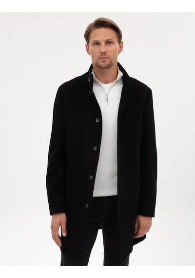 Pierre Cardin Erkek Siyah Palto 50317440-vr046 Siyah